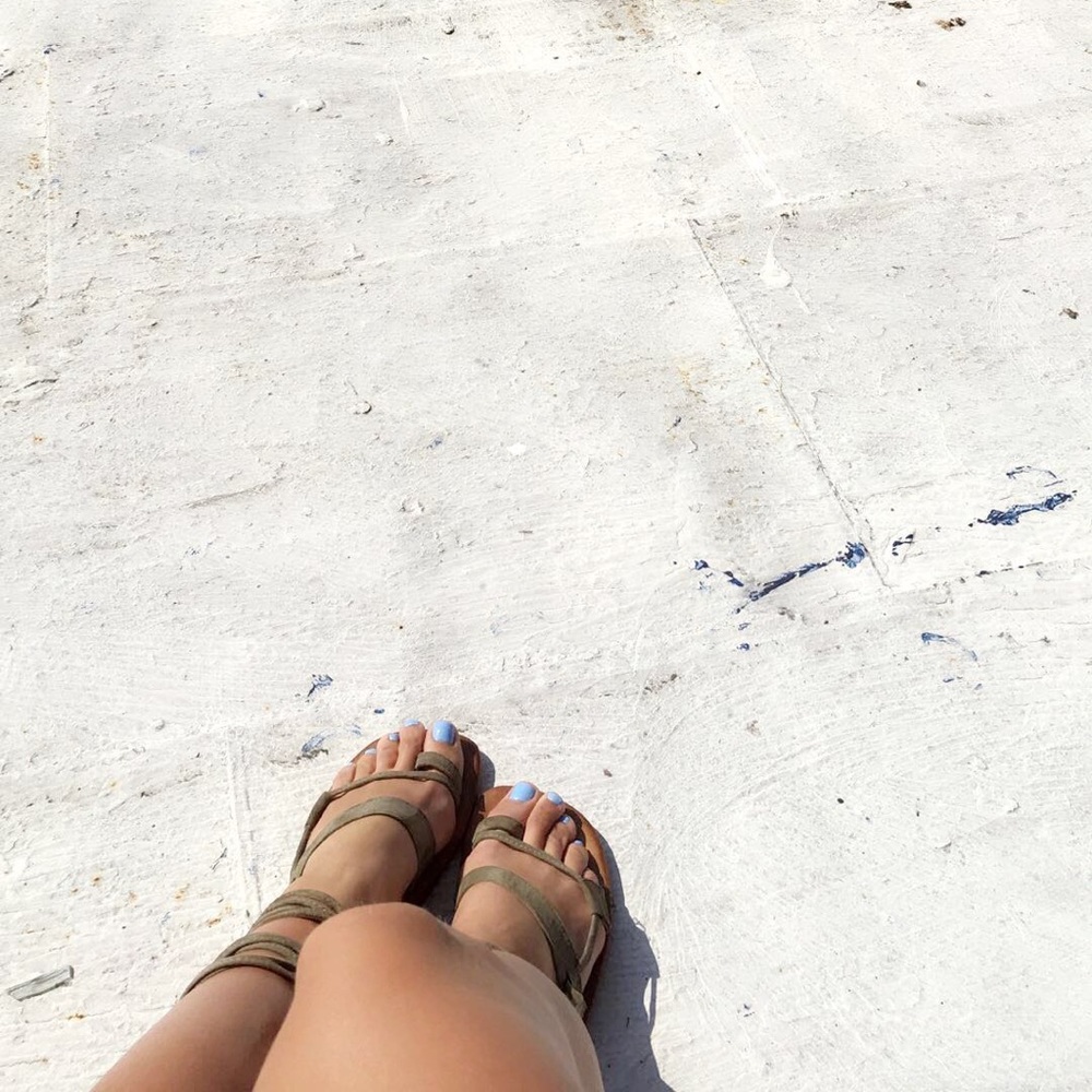 JEFFREY CAMPBELL LACEUP SANDALS